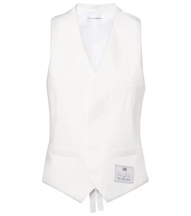 Victoria Beckham Tie-detail vest