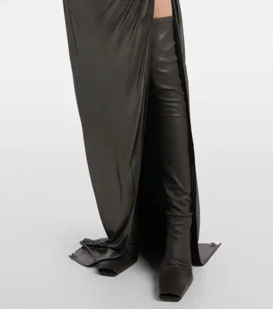 Rick Owens Ruched jersey gown | Thumbnail 3