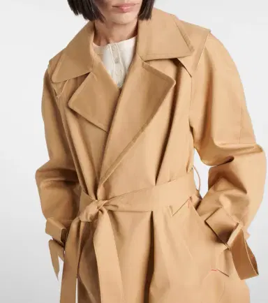 Victoria Beckham Cotton trench coat | Thumbnail 2 Victoria Beckham Cotton trench coat | Thumbnail 2