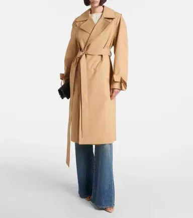 Victoria Beckham Cotton trench coat | Thumbnail 4 Victoria Beckham Cotton trench coat | Thumbnail 4