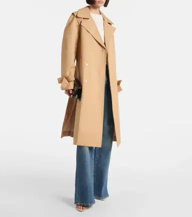 Victoria Beckham Cotton trench coat | Thumbnail 6 Victoria Beckham Cotton trench coat | Thumbnail 6
