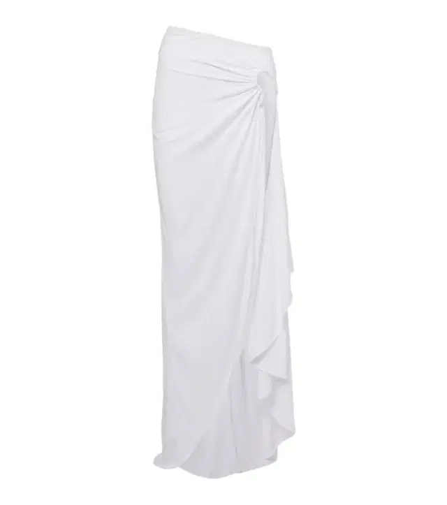 Christopher Esber Crescent draped asymmetric midi skirt