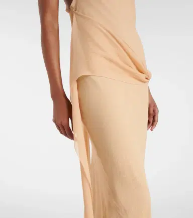 Victoria Beckham Draped silk gown | Thumbnail 2