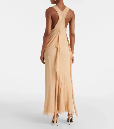 Victoria Beckham Draped silk gown | Thumbnail 5
