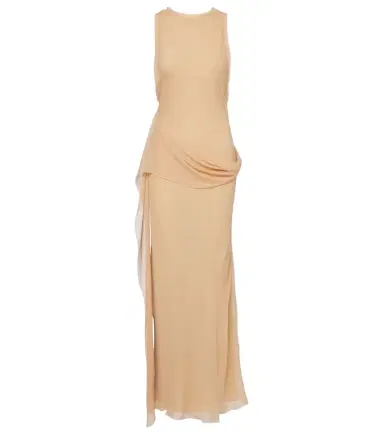 Victoria Beckham Draped silk gown | Thumbnail 1