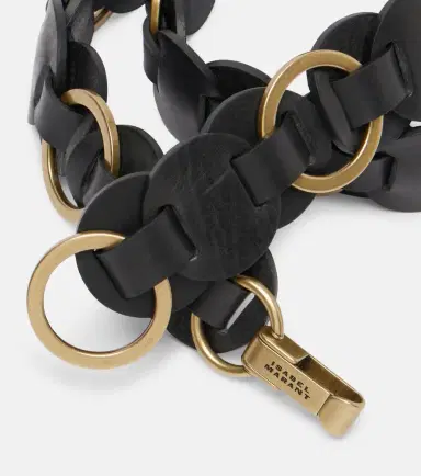Isabel Marant Lota braided embellished leather belt | Thumbnail 2