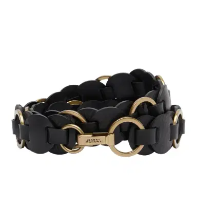Isabel Marant Lota braided embellished leather belt | Thumbnail 1