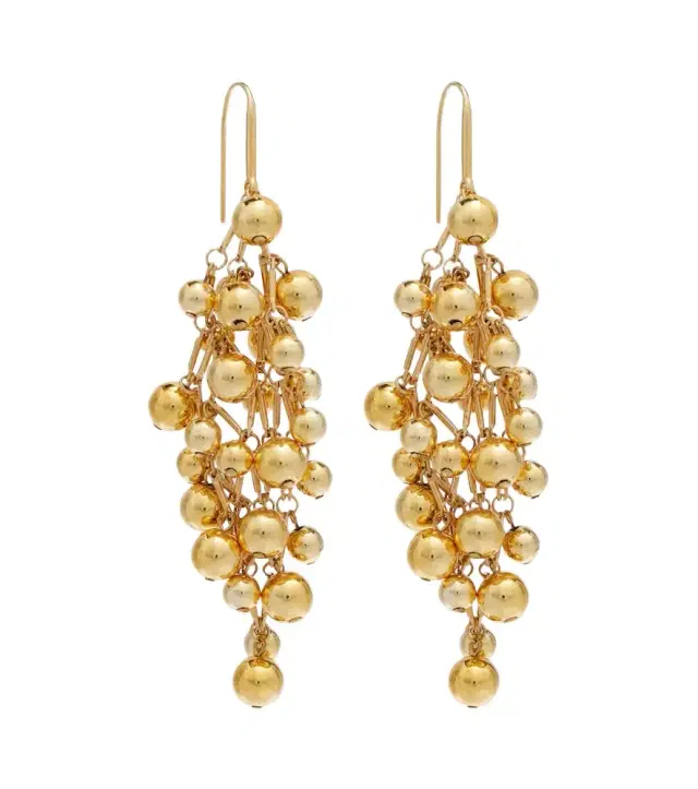 Tiva embellished drop earrings
