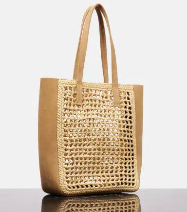 Khaite Zoe Small raffia-effect tote bag | Thumbnail 2