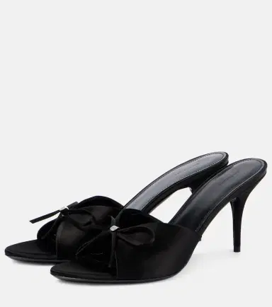 Balenciaga Knife Bow 80 satin sandals | Thumbnail 2