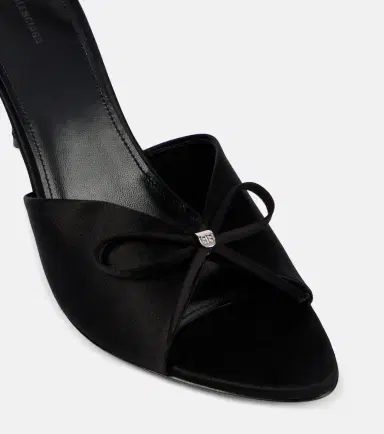 Balenciaga Knife Bow 80 satin sandals | Thumbnail 3