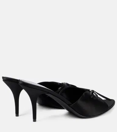 Balenciaga Knife Bow 80 satin sandals | Thumbnail 4
