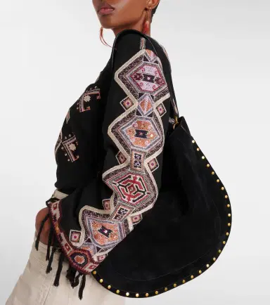 Isabel Marant Oskan Soft Medium suede shoulder bag | Thumbnail 4 Isabel Marant Oskan Soft Medium suede shoulder bag | Thumbnail 4