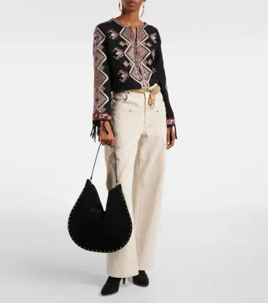 Isabel Marant Oskan Soft Medium suede shoulder bag | Thumbnail 6 Isabel Marant Oskan Soft Medium suede shoulder bag | Thumbnail 6