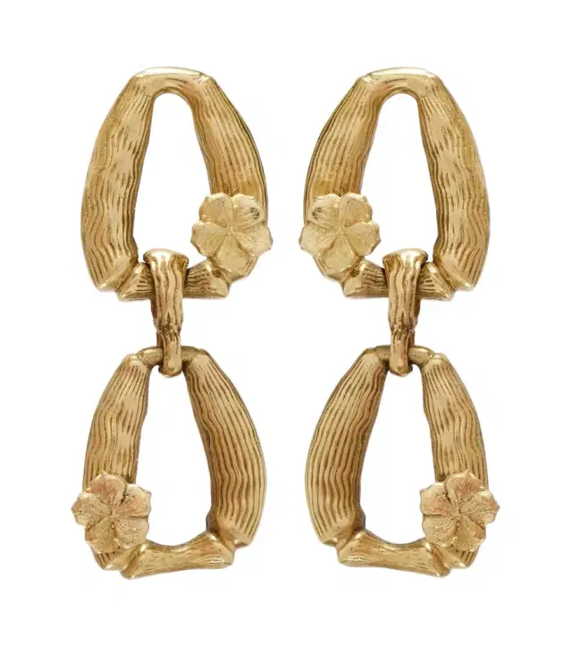 Alemais Alémais Team Spirit gold-plated drop earrings