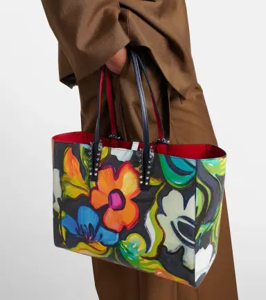 Christian Louboutin Cabata Small floral leather tote bag | Thumbnail 4 Christian Louboutin Cabata Small floral leather tote bag | Thumbnail 4