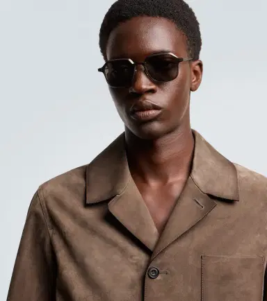 Zegna Oversized aluminum square sunglasses | Thumbnail 3 Zegna Oversized aluminum square sunglasses | Thumbnail 3