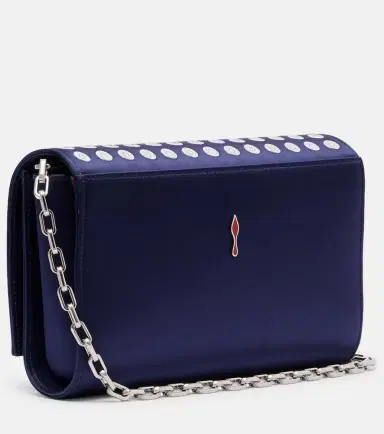 Christian Louboutin Paloma Small satin crêpe clutch | Thumbnail 5