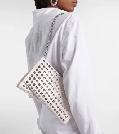 Christian Louboutin Loubitwist Small crystal-embellished clutch | Thumbnail 4