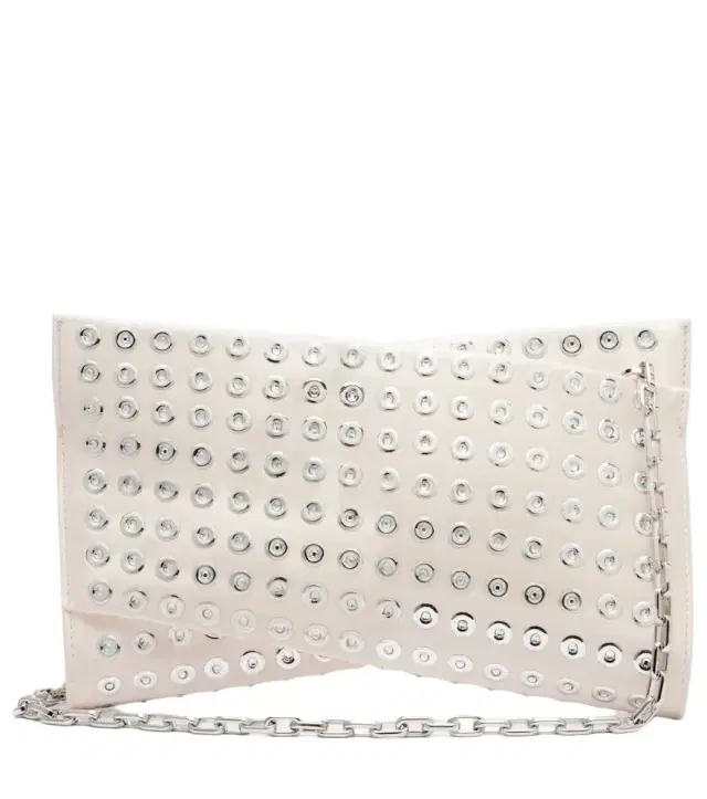 Christian Louboutin Loubitwist Small crystal-embellished clutch