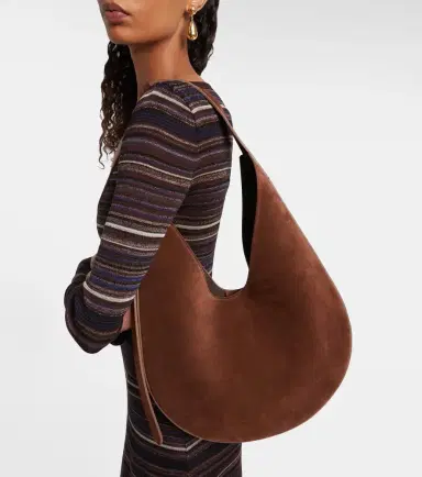 Aesther Ekme Medium suede shoulder bag | Thumbnail 4 Aesther Ekme Medium suede shoulder bag | Thumbnail 4