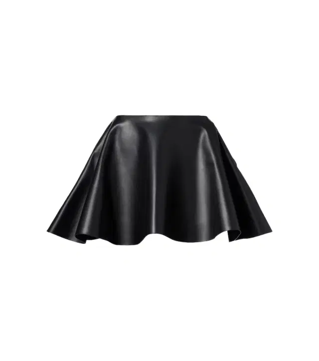 JW Anderson Circle leather miniskirt