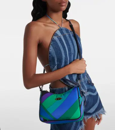 PUCCI Yummy leather-trimmed shoulder bag | Thumbnail 4