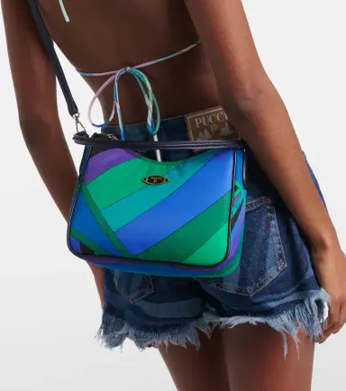 PUCCI Yummy leather-trimmed shoulder bag | Thumbnail 6