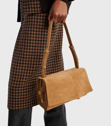 Christian Louboutin Baggy Small suede shoulder bag | Thumbnail 5 Christian Louboutin Baggy Small suede shoulder bag | Thumbnail 5