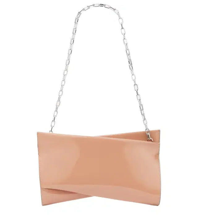 Christian Louboutin Loubitwist Small patent leather clutch
