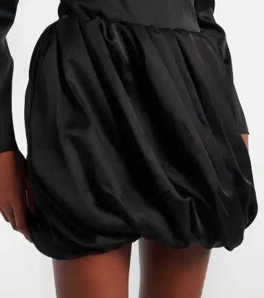 JW Anderson Pleated satin miniskirt | Thumbnail 2 JW Anderson Pleated satin miniskirt | Thumbnail 2