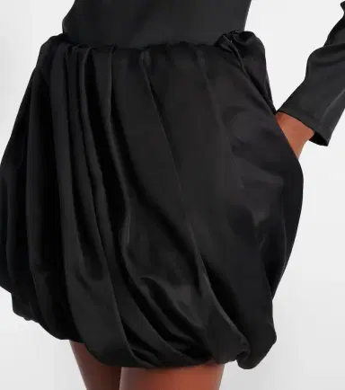 JW Anderson Pleated satin miniskirt | Thumbnail 3 JW Anderson Pleated satin miniskirt | Thumbnail 3
