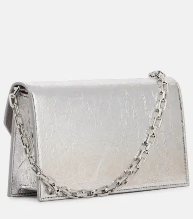 Christian Louboutin Loubi54 metallic leather clutch | Thumbnail 3 Christian Louboutin Loubi54 metallic leather clutch | Thumbnail 3