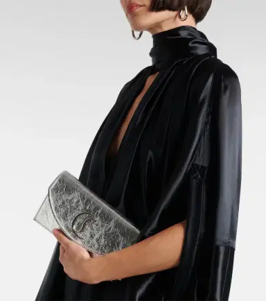 Christian Louboutin Loubi54 metallic leather clutch | Thumbnail 4 Christian Louboutin Loubi54 metallic leather clutch | Thumbnail 4