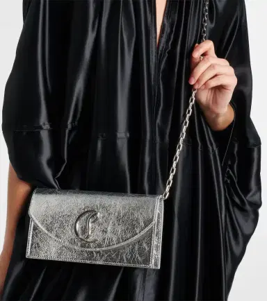 Christian Louboutin Loubi54 metallic leather clutch | Thumbnail 5 Christian Louboutin Loubi54 metallic leather clutch | Thumbnail 5