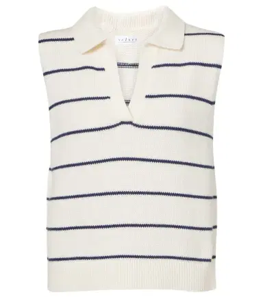 Velvet Nayla cotton and cashmere sweater vest | Thumbnail 1