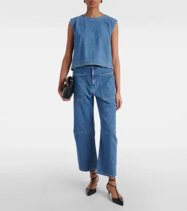 Velvet Loren denim top | Thumbnail 3 Velvet Loren denim top | Thumbnail 3