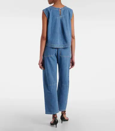 Velvet Loren denim top | Thumbnail 4 Velvet Loren denim top | Thumbnail 4