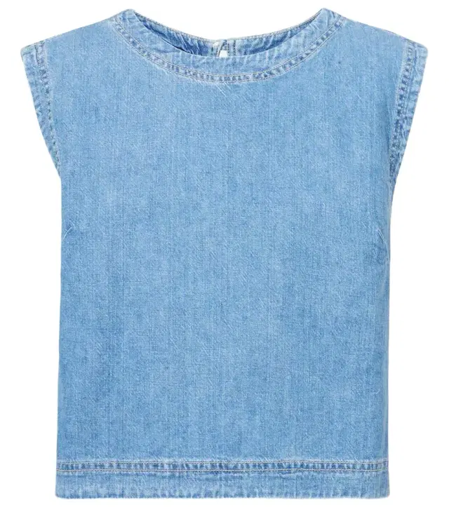 Loren denim top