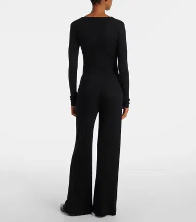 Velvet Alemi pointelle straight pants | Thumbnail 4