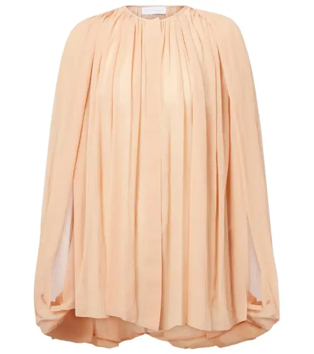 Stella McCartney Draped silk chiffon blouse