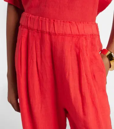 Velvet Gini linen straight pants | Thumbnail 3