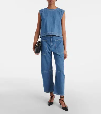 Velvet Farah cropped barrel-leg jeans | Thumbnail 4 Velvet Farah cropped barrel-leg jeans | Thumbnail 4