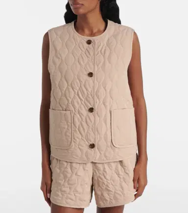 Varley Karla quilted twill vest | Thumbnail 6 Varley Karla quilted twill vest | Thumbnail 6