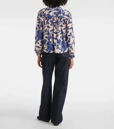 Velvet Elda printed crêpe blouse | Thumbnail 3