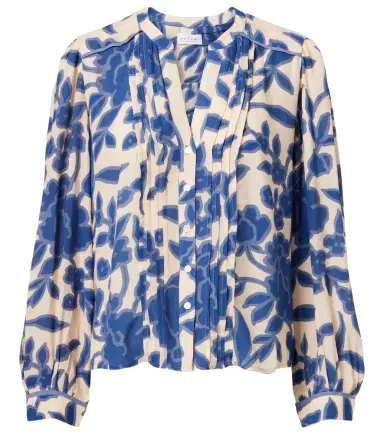 Velvet Elda printed crêpe blouse | Thumbnail 1