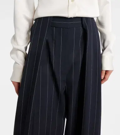 Stella McCartney Pinstripe wool tapered pants | Thumbnail 2
