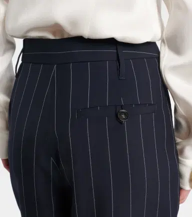 Stella McCartney Pinstripe wool tapered pants | Thumbnail 4