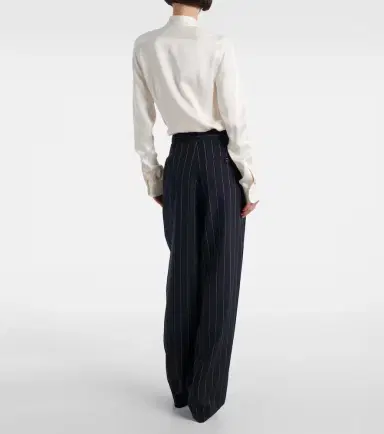 Stella McCartney Pinstripe wool tapered pants | Thumbnail 5