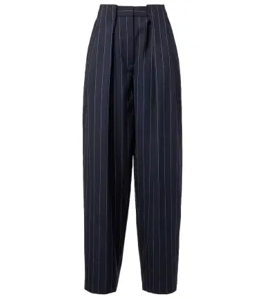 Stella McCartney Pinstripe wool tapered pants | Thumbnail 1
